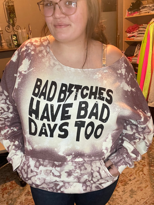 Bad B!tches Cropped Hoodie