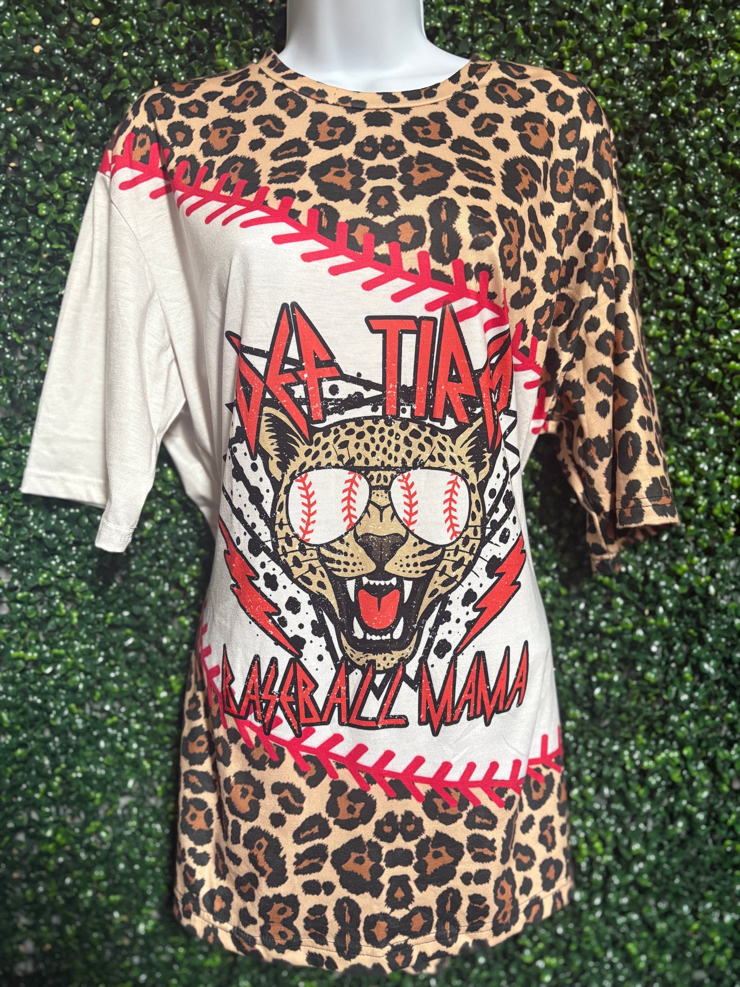 Def Tired Baseball Mama Tee