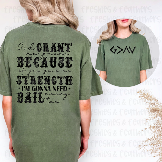 God Grant Me Peace Tee
