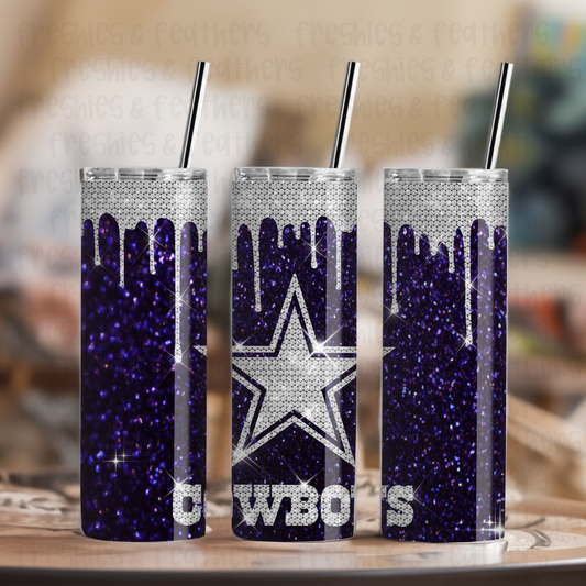 Glitter Dallas 20oz Tumbler