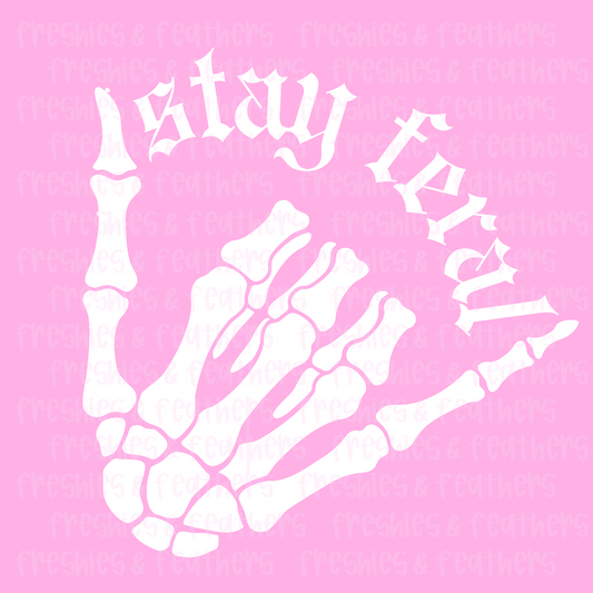 Stay Feral Decal