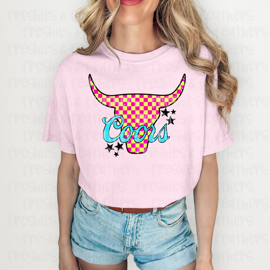 Neon Bull Beer Tee