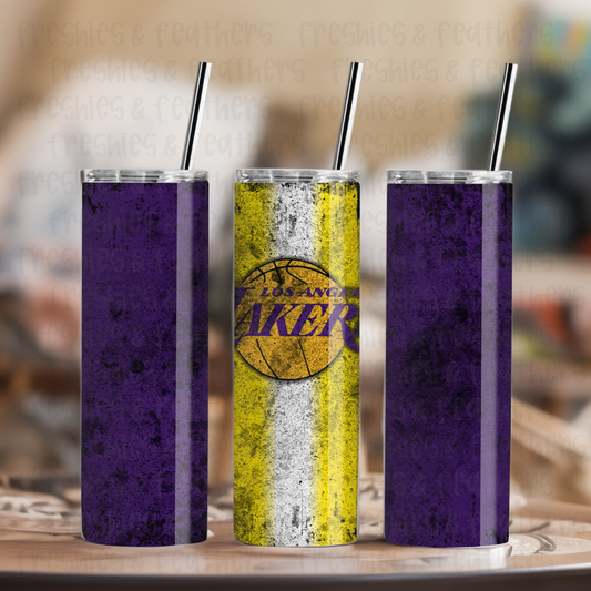 Los Angeles Basketball 20 oz Tumbler