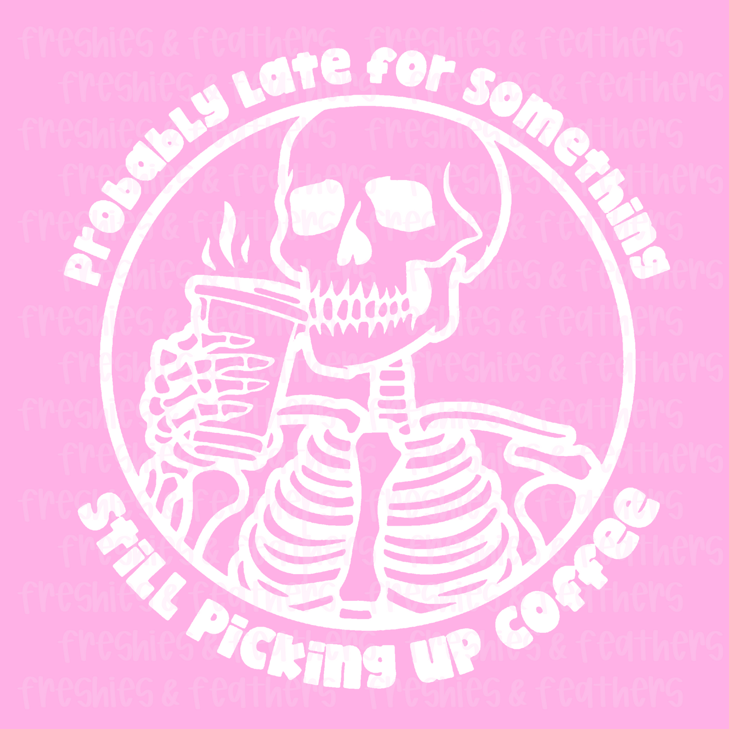 Still Picking Up Coffee Decal