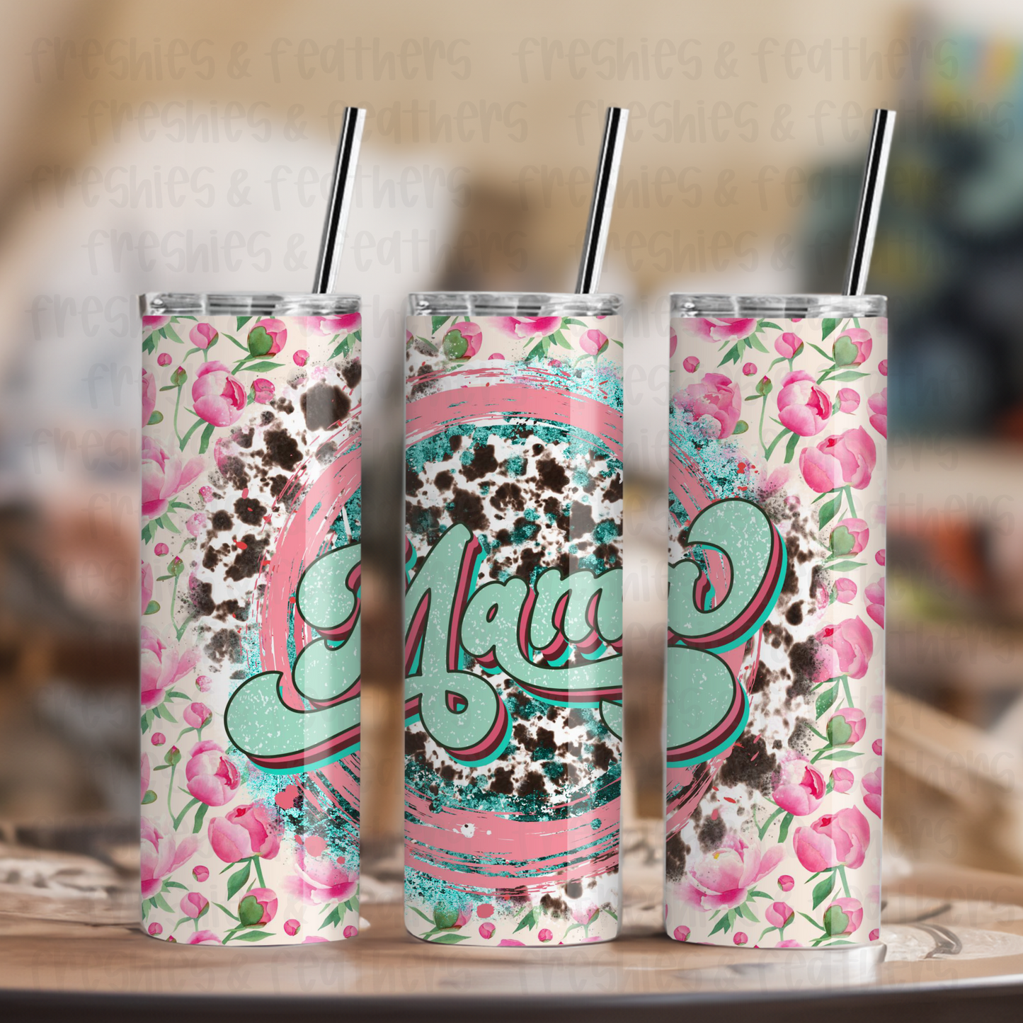 Floral Mama 20oz Tumbler