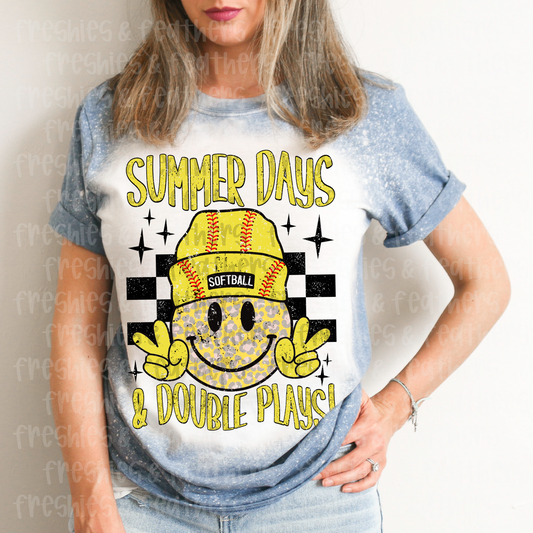 Summer Days & Double Plays Tee
