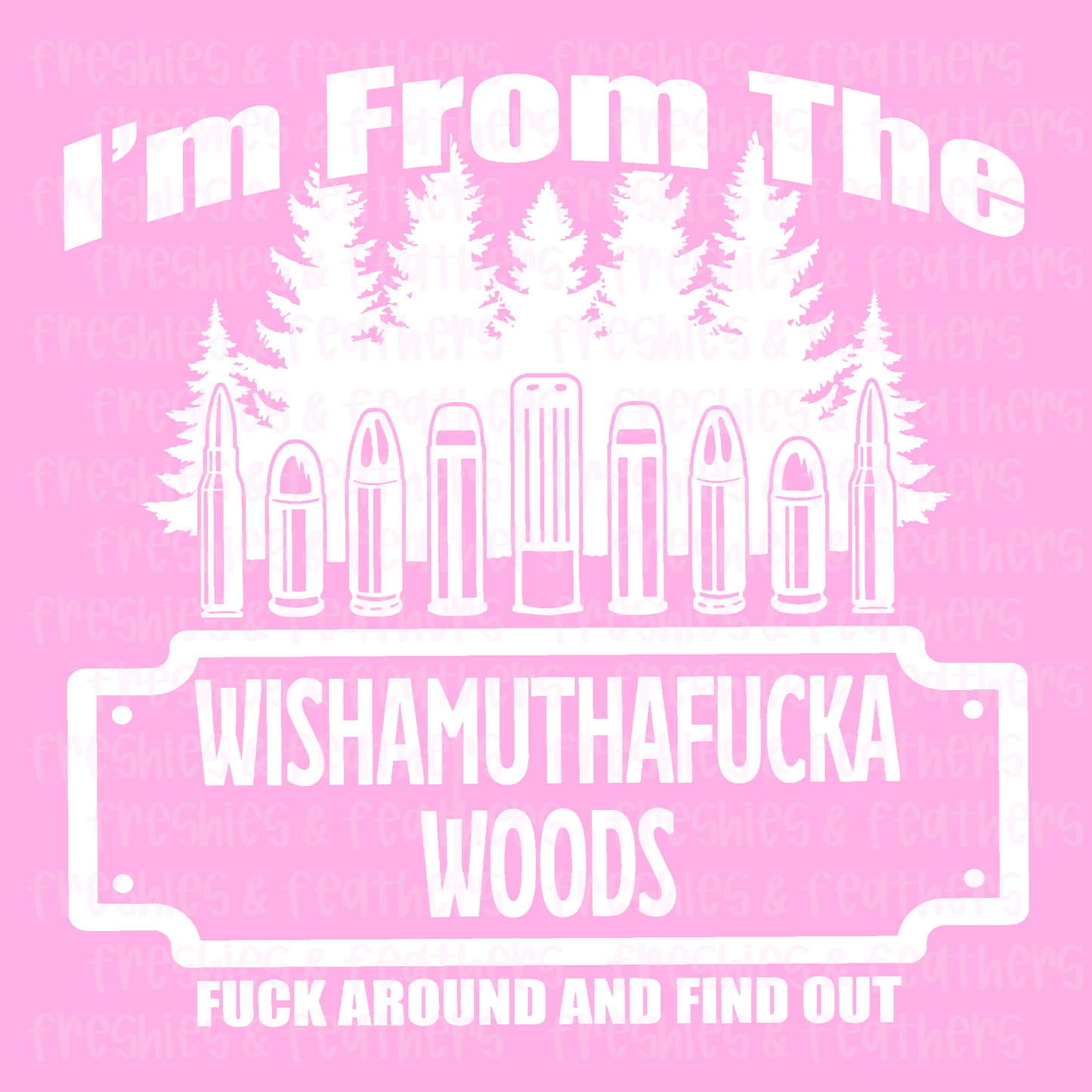 WAMF Woods Decal