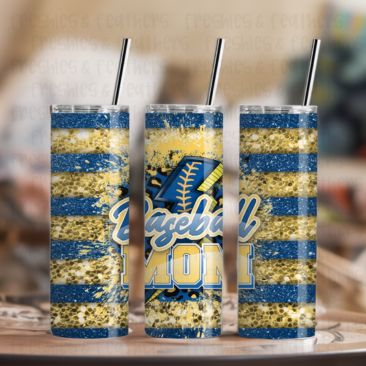 Glitter Baseball Mama 20oz Tumbler