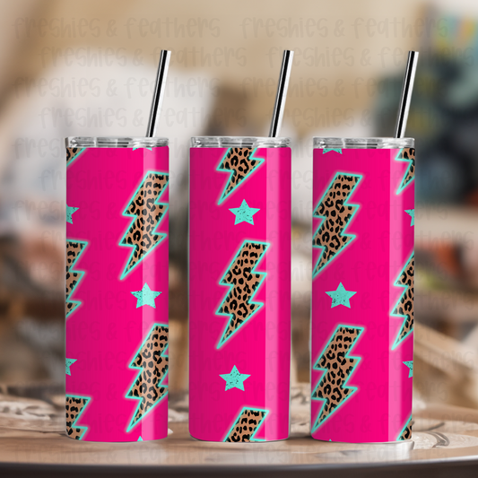 Pink Bolt 20oz Tumbler