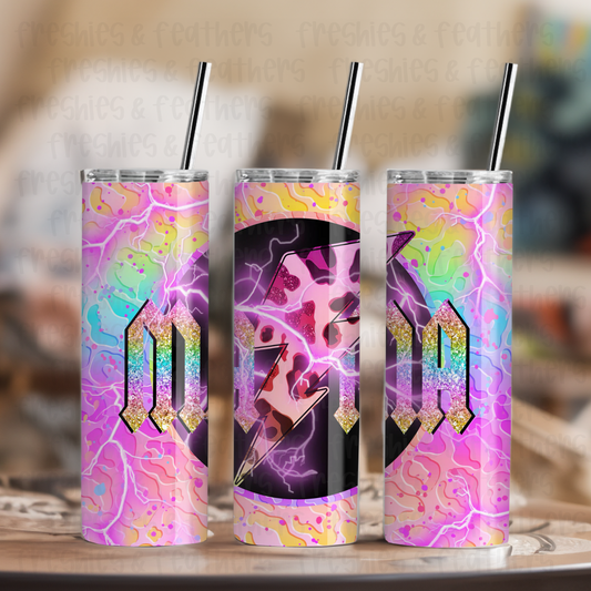 Neon Lightening Mama 20oz Tumbler